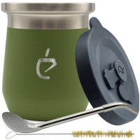 Набір для yerba mate Termolid DualFlow Pro Forest Green