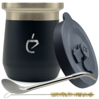 Набір для yerba mate Termolid DualFlow Pro Obsidian Black